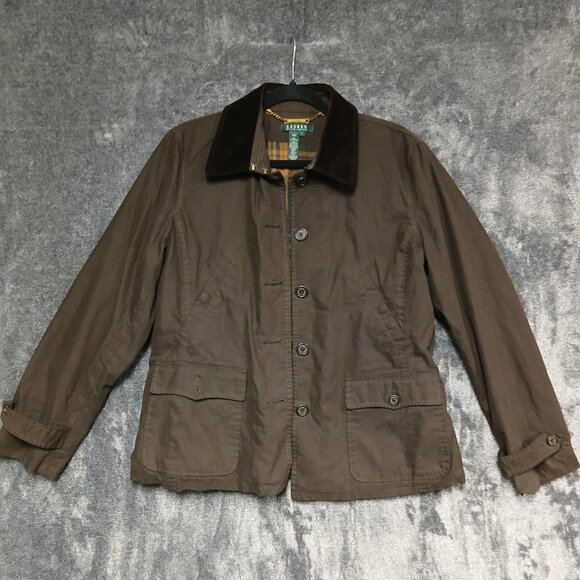 Lauren Ralph Lauren Women's Size Large Button-Down Jacket - Picture 1 of 16